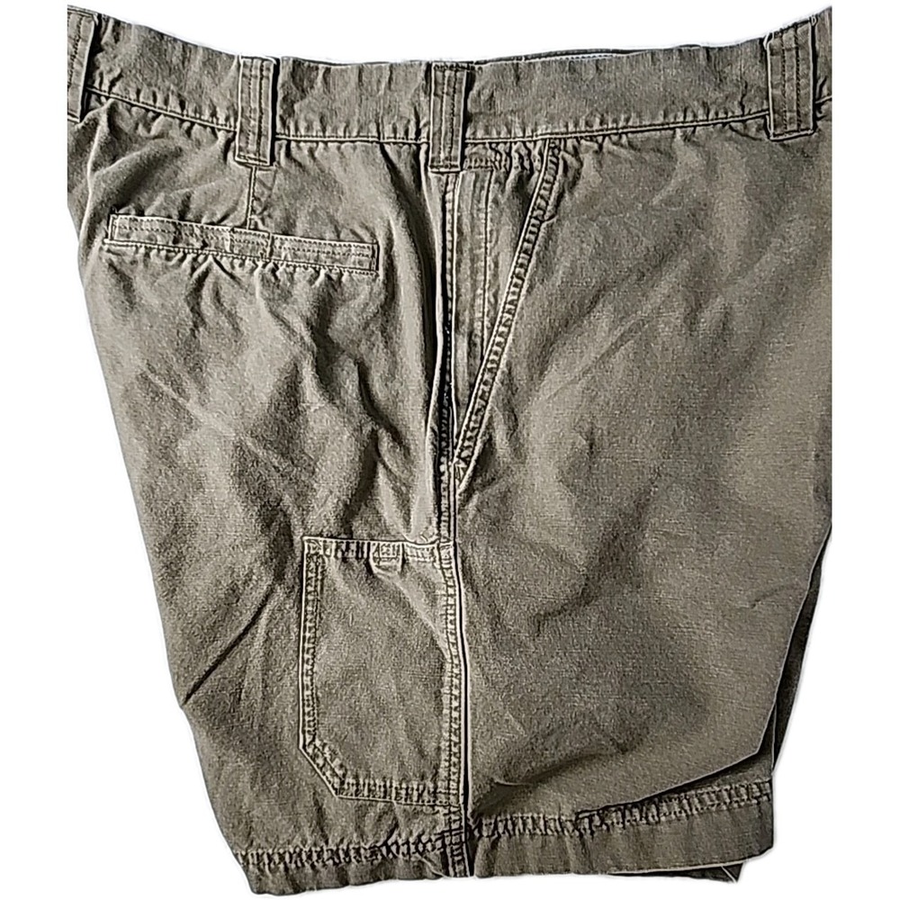 Lot 2 Columbia Men's 40W/8L Cargo‎ Shorts Khaki & Stone Outdoor Hiking Classic - Picture 10 of 15